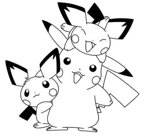 desenhos para colorir picachu|51 Desenhos do Pikachu para colorir